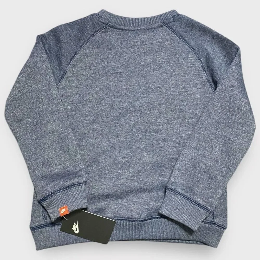 Nike Sportswear Club Fleece Big Kids Crew-Neck Sweatshirt Boys size 6 New NWT